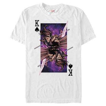 Men's Marvel X-Men Gambit Playing Card T-Shirt