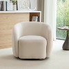 SEYNAR Modern Glam Velvet Upholstered 360 Degree Swivel Accent Armchair - 2 of 4