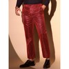 INSPIRE CHIC Men's 70s Disco Straight Leg Party Metallic Glitter Pants - 2 of 4