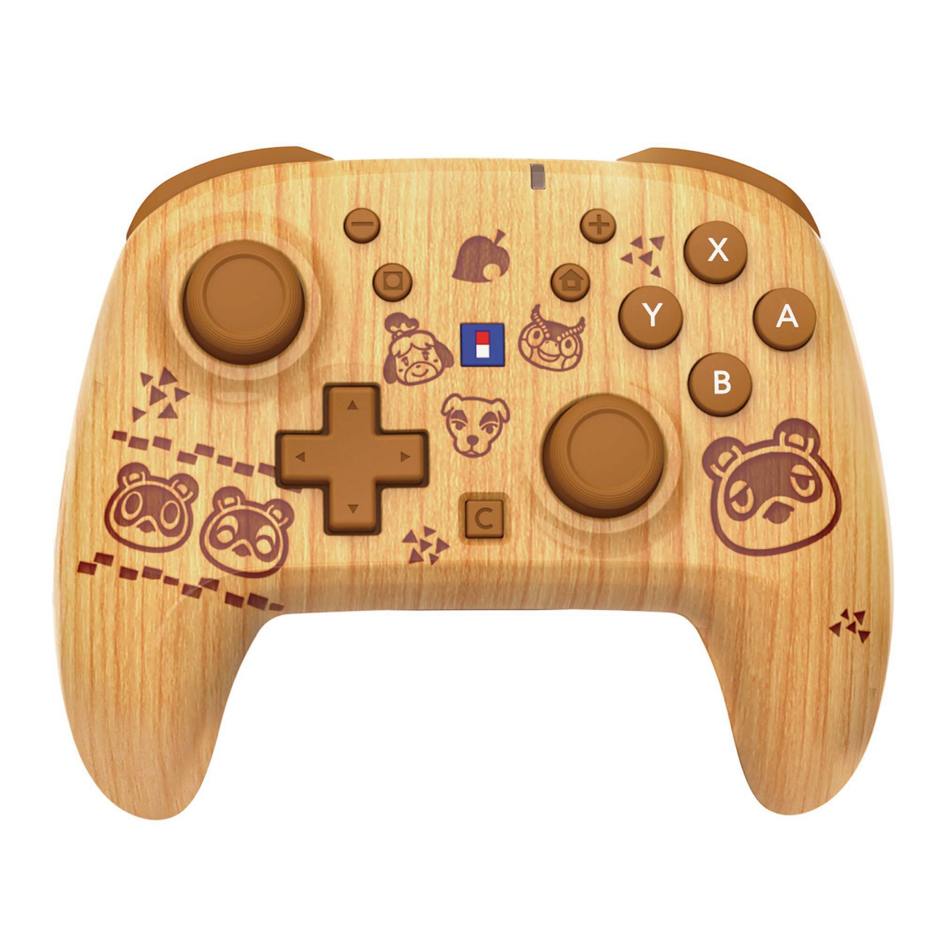 HORI Wireless HORIPAD Turbo (Wood Brown) for Nintendo Switch 2
