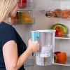 Perfect Pour 6-Cup Water Filter Pitcher, Reduces Microplastics, BPA Free, NSF Certified, Includes 1 Evolve+ Filter, Teal - 3 of 4