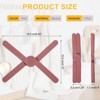 Unique Bargains Foldable Heat Resistant Non-Slip Silicone Trivet Mat for Pots Coasters - 2 of 4