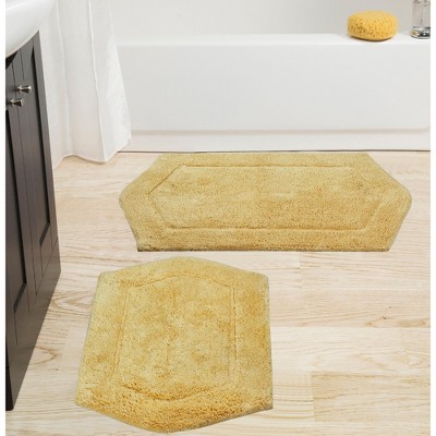 Waterford Collection Cotton Tufted Set of 2 Bath Rug Set - Home Weavers