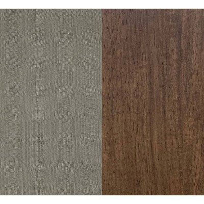 Linus Light Gray and Dark Brown Wood Bar Stool Set