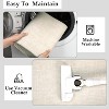 TackView Washable Area Rugs, Distressed Modern Carpet Low Pile Rug Non Slip Farmhouse Floor Cover, for Living Room Bedroom - 4 of 4