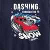 Boys' - Hot Wheels - Dashing Through The Snow Graphic Long Sleeve Fleece Sweatshirt - 2 of 4