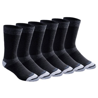 Dickies Men's 6 Pk Max Cushion Crew Socks - 6-12