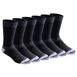 Dickies Men's 6 Pk Max Cushion Crew Socks - 6-12 - 1 of 4