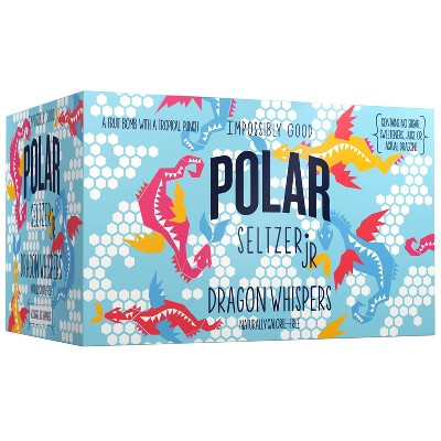 Polar Dragon Whispers Seltzer Water - 6pk/7.5 fl oz Cans