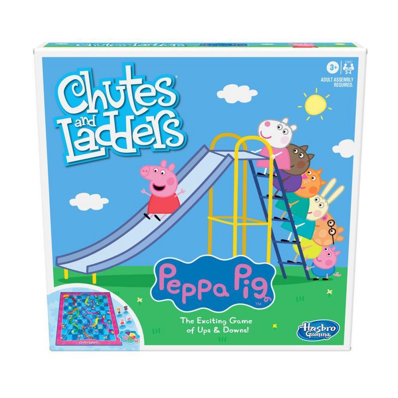 Chutes and Ladders: Peppa Pig Edition Board Game for Kids Ages 3 and Up, for 2-4 Players, 2 of 7
