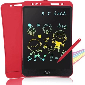 Link Kids LCD 8.5inch Color Writing Doodle Board Tablet Electronic Erasable Reusable Drawing Pad Educational & Learning Toy - Makes A Great Gift - 1 of 4