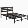Kumasinova Twin/Full/Queen Bed Frame with USB Charging,Metal Bed Frames with Headboard,LED Bed with Sturdy Steel Slats for Bedroom - 2 of 4