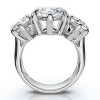 Pompeii3 Certified 10Ct Marquise Diamond Engagement Ring 3-Stone 14k Gold or Pt Lab Created - 2 of 4