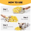 Mewoofun Pet Toy Dog Puzzle Toy and Food Puzzle Feeder for IQ Training, for Small, Medium or Large Smart Dogs, Yellow, 16.06"*13.62"*2.28" - 4 of 4
