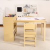 Kids Art Table & Chairs Set w/ Large Storage - Wooden Activity Desk for Drawing, Crafts in Playroom,Nursery,Classroom - 3 of 4