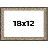 PosterPalooza | Ornate Silver Picture Frame - UV Acrylic, Backing Board, Hanging Hardware Included - 2 of 4