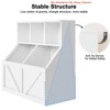 Living Room Kids Bookshelf and Toy Storage Organizer - Toy Box w/ Bookshelf for Boys - Toddler Toy Storage Shelf - 4 of 4