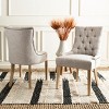 Abby 19" H Tufted Dining Chair With Nail Head Trim (Set of 2) - MCR4701 - Safavieh Couture - 2 of 4