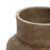 LuxenHome Brown Ombre Terracotta 9.6-Inch Round Vase - 4 of 4