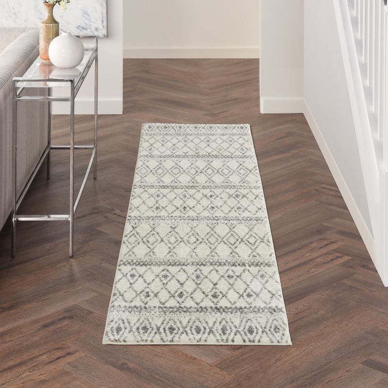 Nourison Passion PSN41 Ivory/Grey Area Rug, 3 of 8