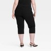 Women's Mid-Rise 80's Slim Fit Capri Jeans - Universal Thread™ Black - 2 of 3