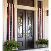 Plow & Hearth American Flag Pillar Bunting, Spirited Design and Classic Colors, Embroidered, Easy To Display, Show American Pride, 69L x 15W - 2 of 2