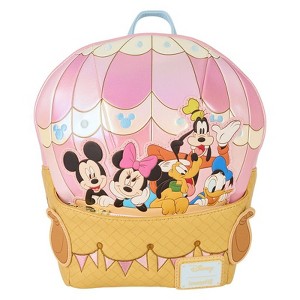 Loungefly Disney Mickey & Friends - Hot Air Balloon Figural Mini Backpack - 1 of 4