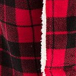 red black plaid with cream