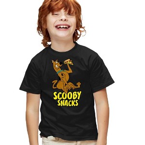 Boys' Short Sleeve Scooby Doo! Scooby Snacks Pizza! T-Shirt - 1 of 4