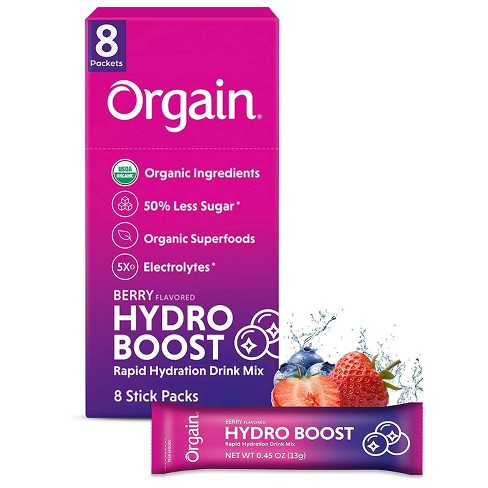 Orgain Organic Vegan Green Superfoods Nutrition Powder, Berry