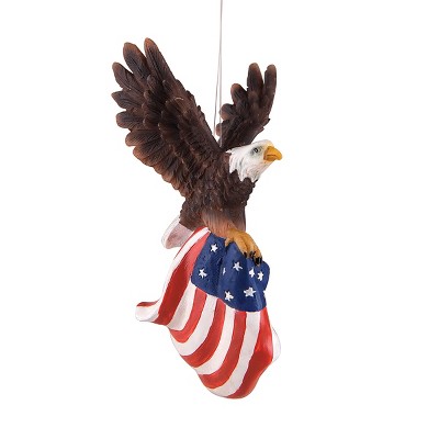 Gallerie II Flying Eagle with Flag July 4th Ornament