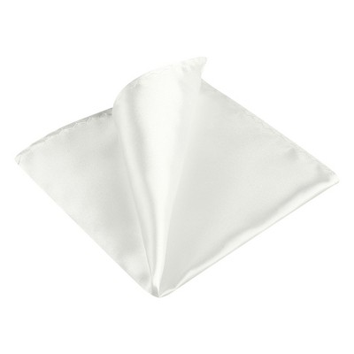 INSPIRE CHIC Men's Wedding Party Solid Color Self-Folded Pocket Squares