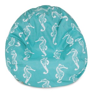Majestic Home Goods Small Bean Bag Sea Horse - 1 of 4