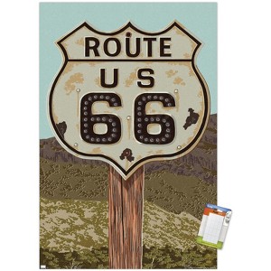 Trends International Lantern Press - Flagstaff, Arizona, Route 66 Unframed Wall Poster Prints - 1 of 4