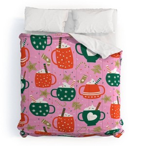 Deny Designs King Insvy Design Studio Cocoa Cookies Comforter and Pillow Sham - 1 of 4