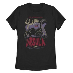 Women's The Little Mermaid Ursula Sea Witch T-Shirt - 1 of 3