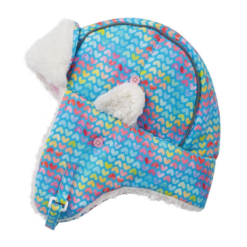 Andy & Evan Kids  Cold Weather Trapper Hat Blue, Size 4T-5T., 3 of 4