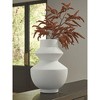 Signature Design by Ashley Naveen 18" Vase, White Geometric Polyresin - 2 of 4
