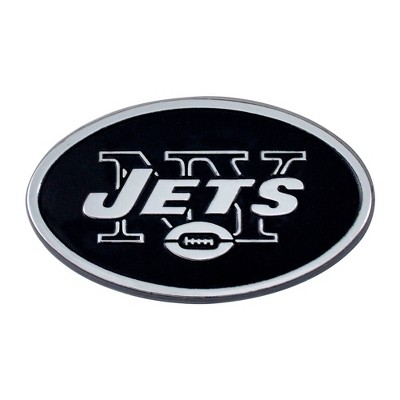 NFL New York Jets 3D Chrome Metal Emblem