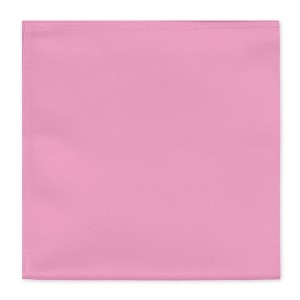 Jacob Alexander Men’s Solid Satin Pocket Square - 1 of 4