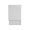 Keloyid Haimyy Solid Wood Frame Queen Murphy Bed Chest with Built-in Charger and Strong Drawer - 4 of 4
