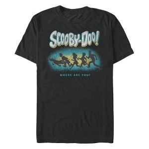 Men's Scooby Doo Colorful Gang Shadow T-Shirt - 1 of 4