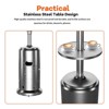 Patio Heater, Propane Stainless Steel Patio Heater With Wheels, Outdoor Propane Heaters for Backyard,Garden,Patio,Porch and Pool - 4 of 4