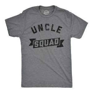 Mens Funny T Shirts Uncle Squad Family Graphic Tees For Men - Crazy Dog Men's T Shirt - 1 of 4