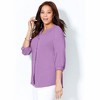 Catherines Women's Plus Size Light And Airy Y-Neck Blouse - image 4 of 4