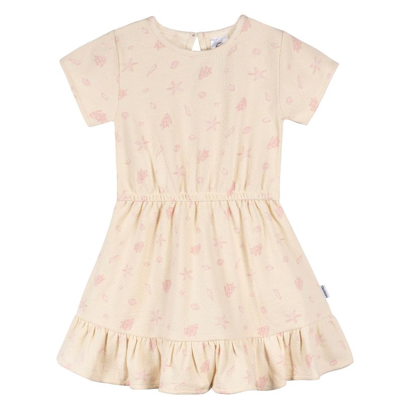 Gerber Toddler Girls' Short Sleeve Dress, 1 of 8