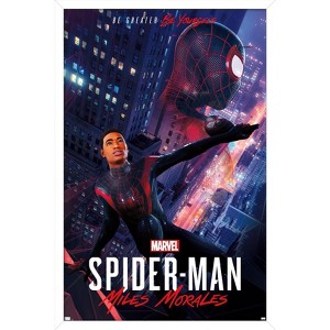 Trends International Marvel's Spider-Man: Miles Morales - Pose Framed Wall Poster Prints - 1 of 4