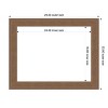 Amanti Art Alta Brown Grey Framed Dry Erase Magnetic Board - 3 of 4