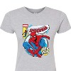 Women's - Marvel - Friendly Neighborhood Spider-Man Comic Book Cover Fitted Graphic T-Shirt - 2 of 3