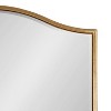 Kate & Laurel All Things Decor 22"x36" Sedelle Tapered Decorative Framed Mirror Gold - 2 of 4